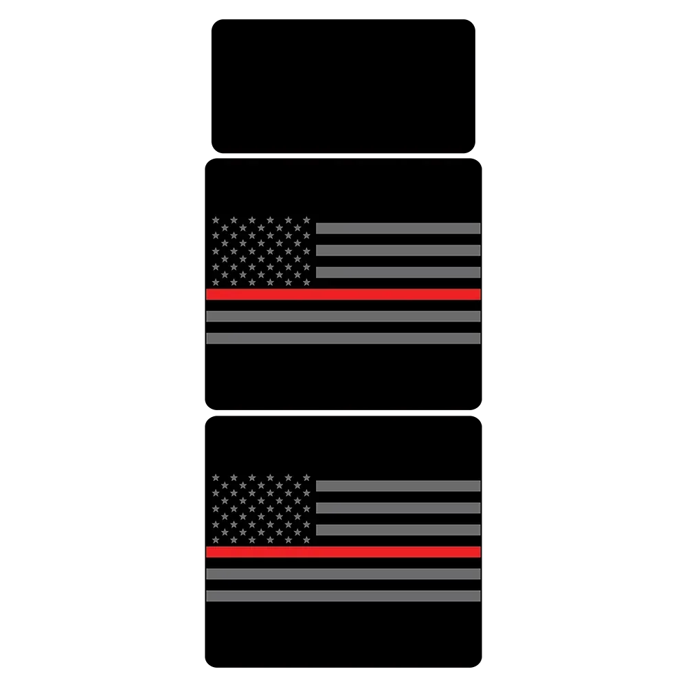 Flag Sun Visor Warning Overlays - 2021+ Bronco / 2024+ Ranger Raptor