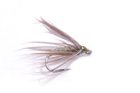 Little Olive Soft Hackle (size 18, 3 flies)