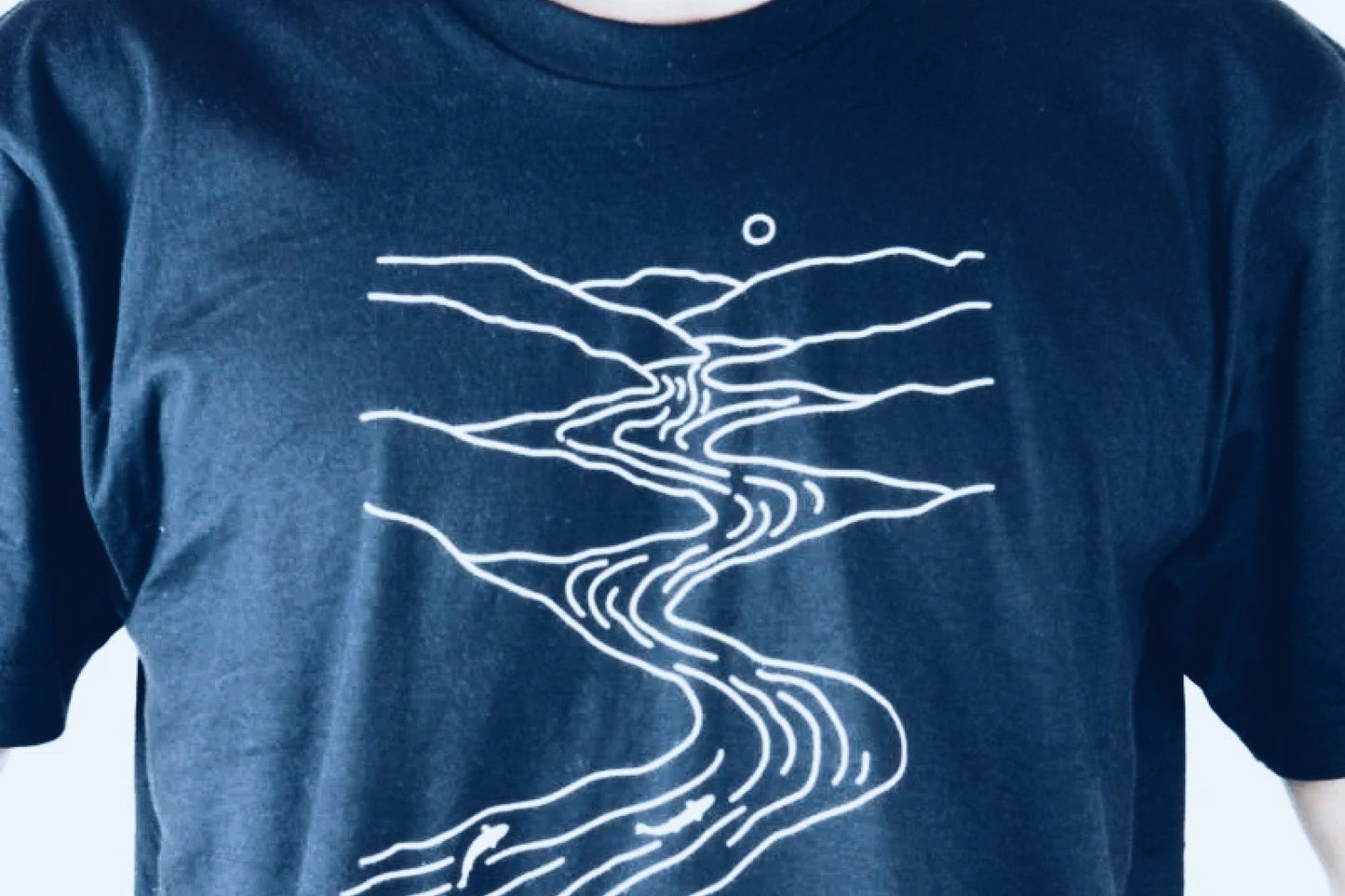 Tenkara Line Drawing T-Shirt