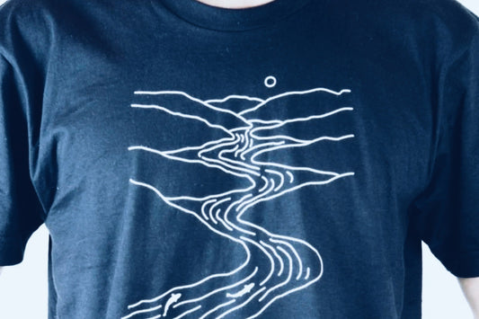 Tenkara Line Drawing T-Shirt