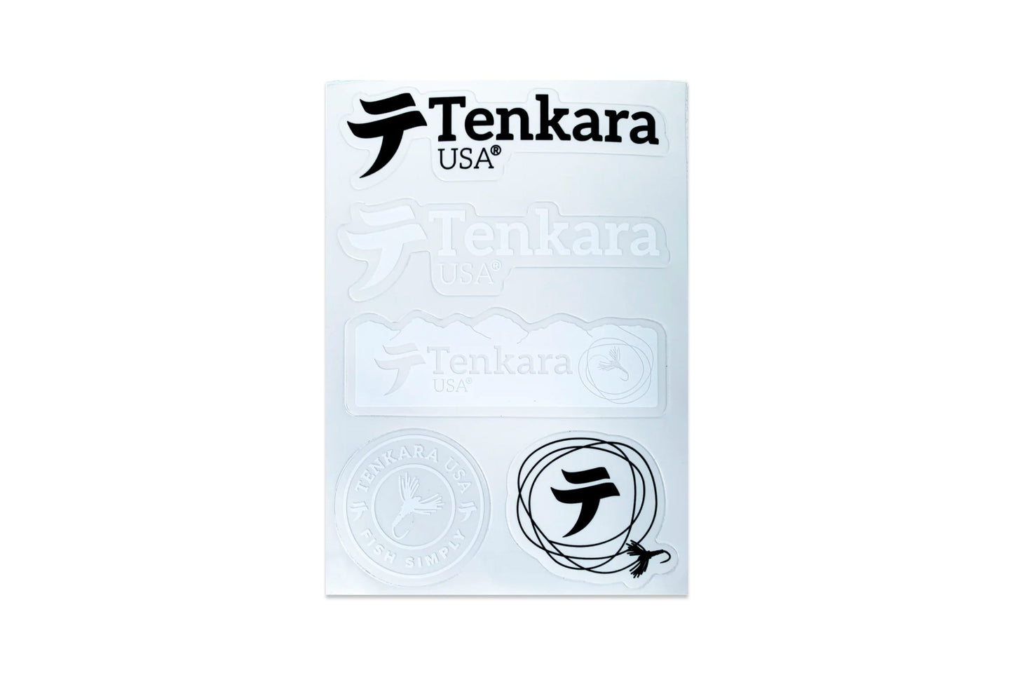Tenkara USA Stickers (sheet of 5)