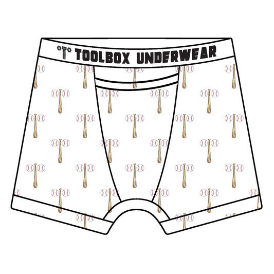 Toolbox Underwear - The Baseballs & Bat Briefs