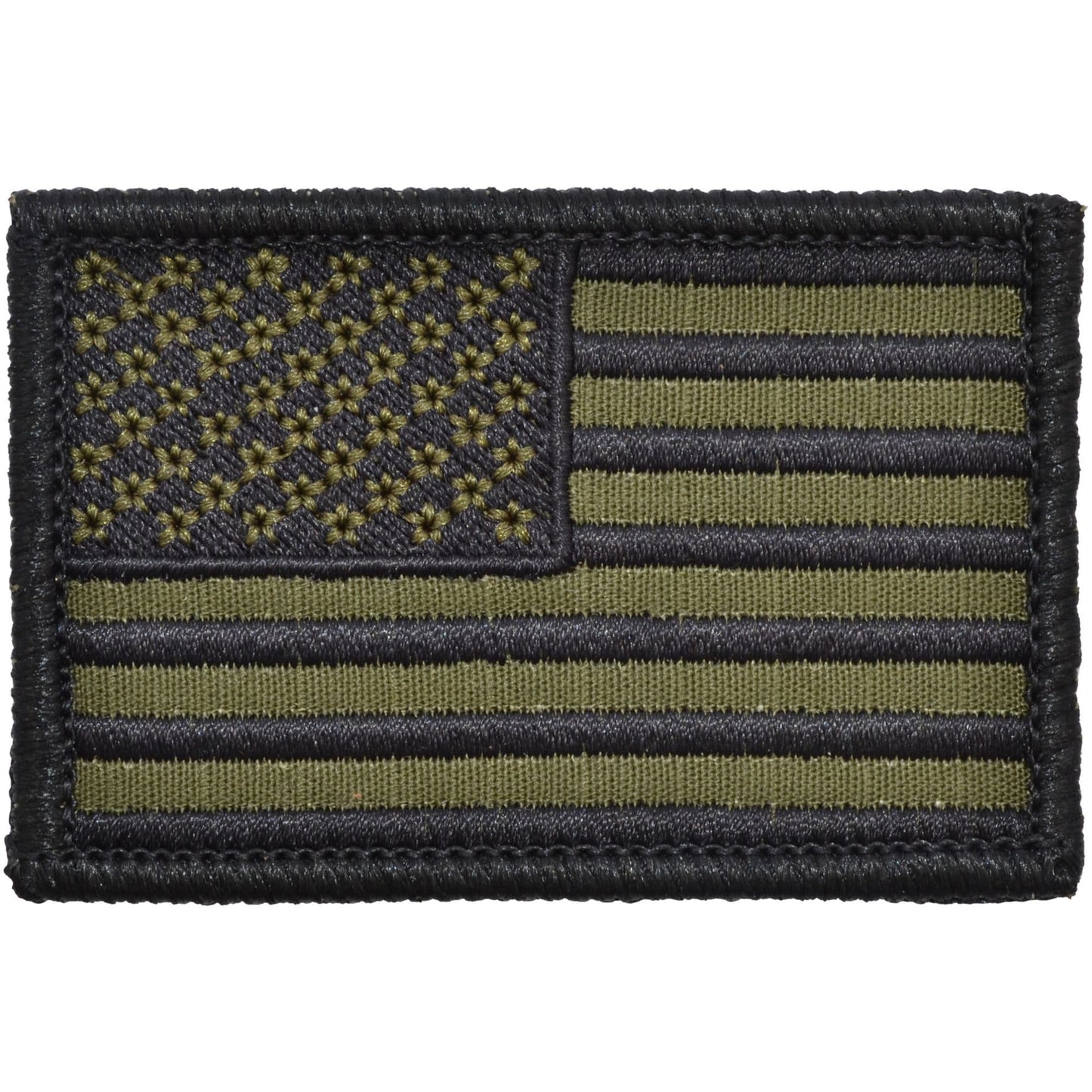 US Flag - 2x3 Patch - Olive Drab w/ Black