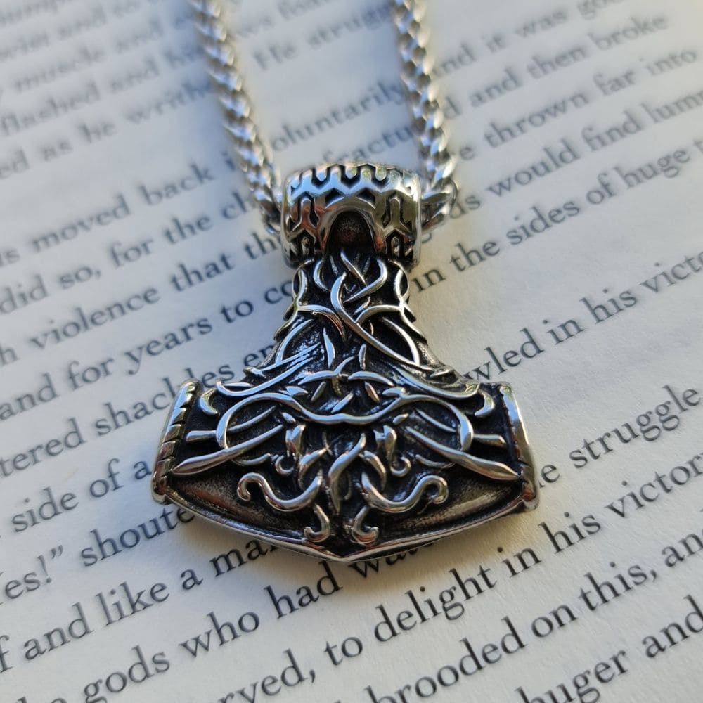 Thor's Hammer Mjolnir Handmade Necklace