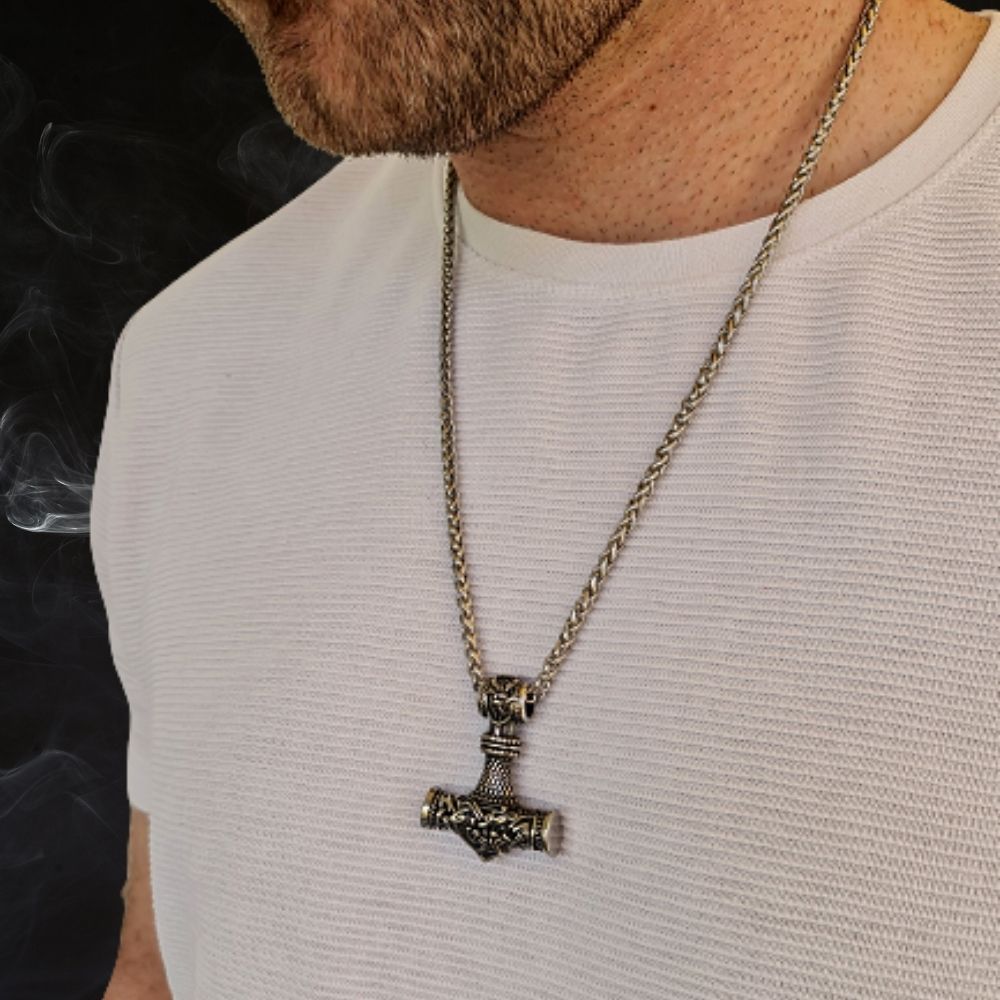 Thor's Hammer Mjolnir Handmade Necklace