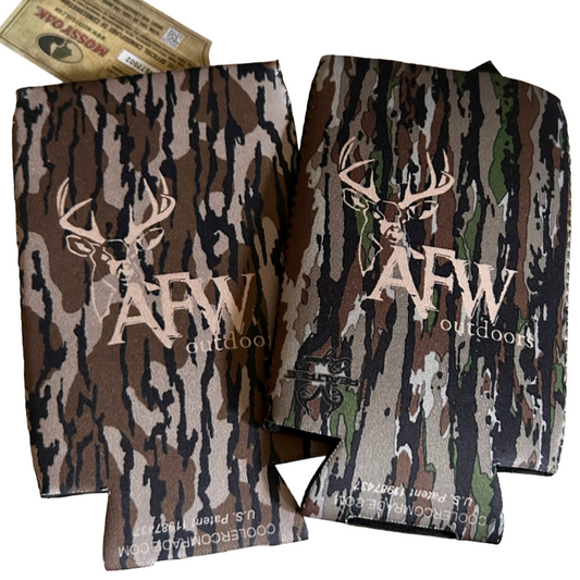 Buck Logo Drink Koozies - Skinny Can