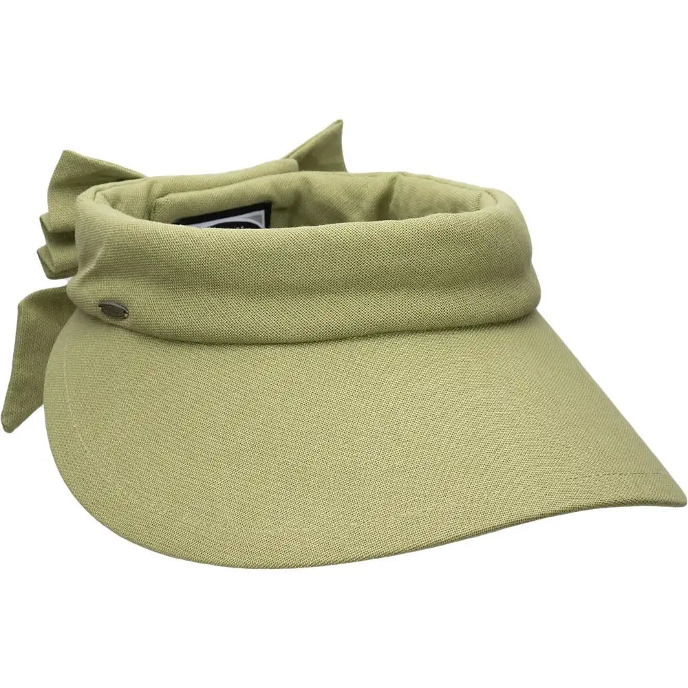 Scala Cotton Bow Visor - Womens Visor