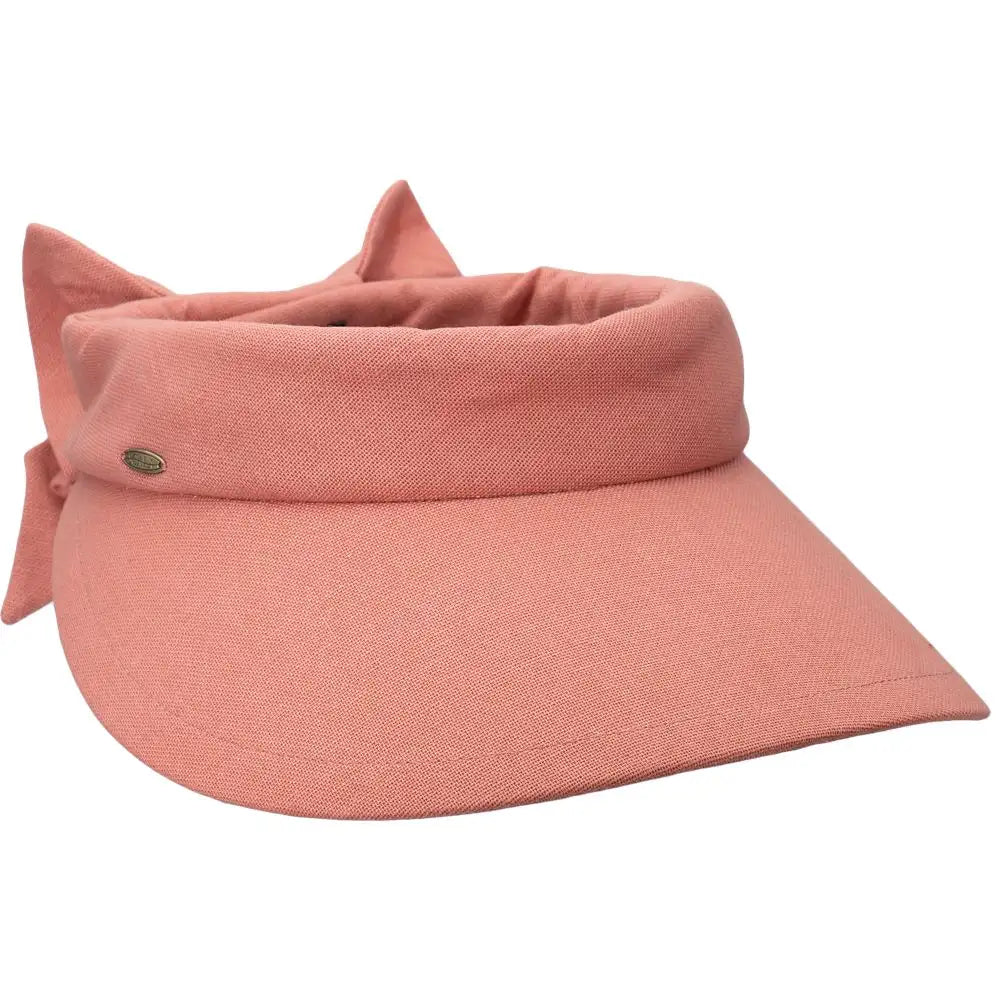 Scala Cotton Bow Visor - Womens Visor