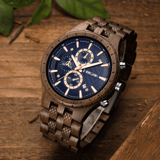 Handcrafted Sydney Personalized Wooden Chronograph Watch