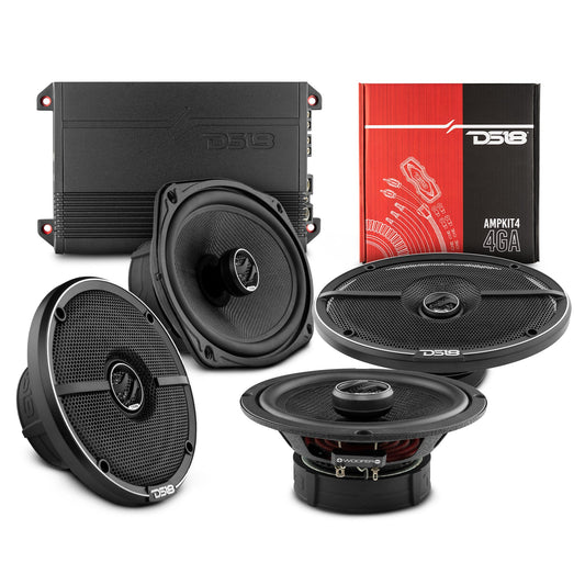 DS18 2015-2020 Ford F-250 Crew and Super Cab Better Upgrade/Replacement Package 1600 Watts