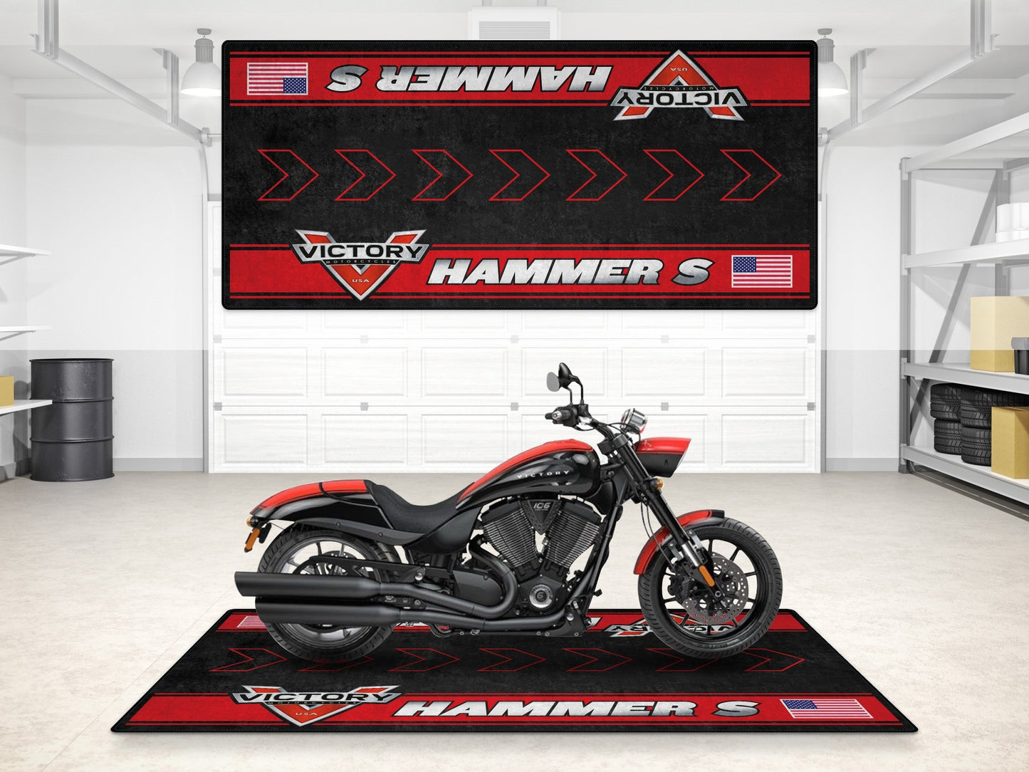 MPM Motorcycle Mat for Victory Hammer S - MM7311