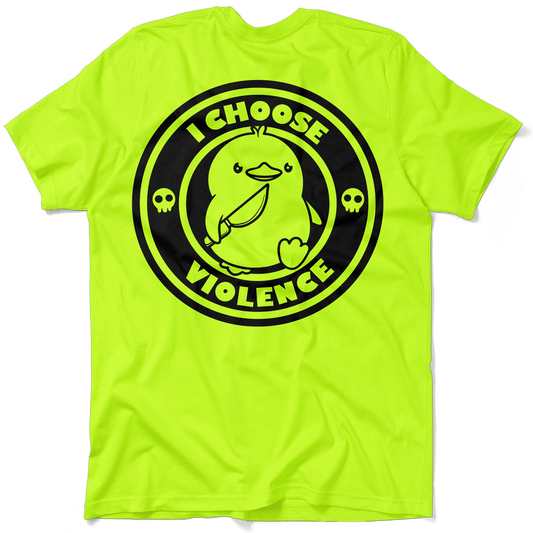 Violence - Safety Yellow T-Shirt