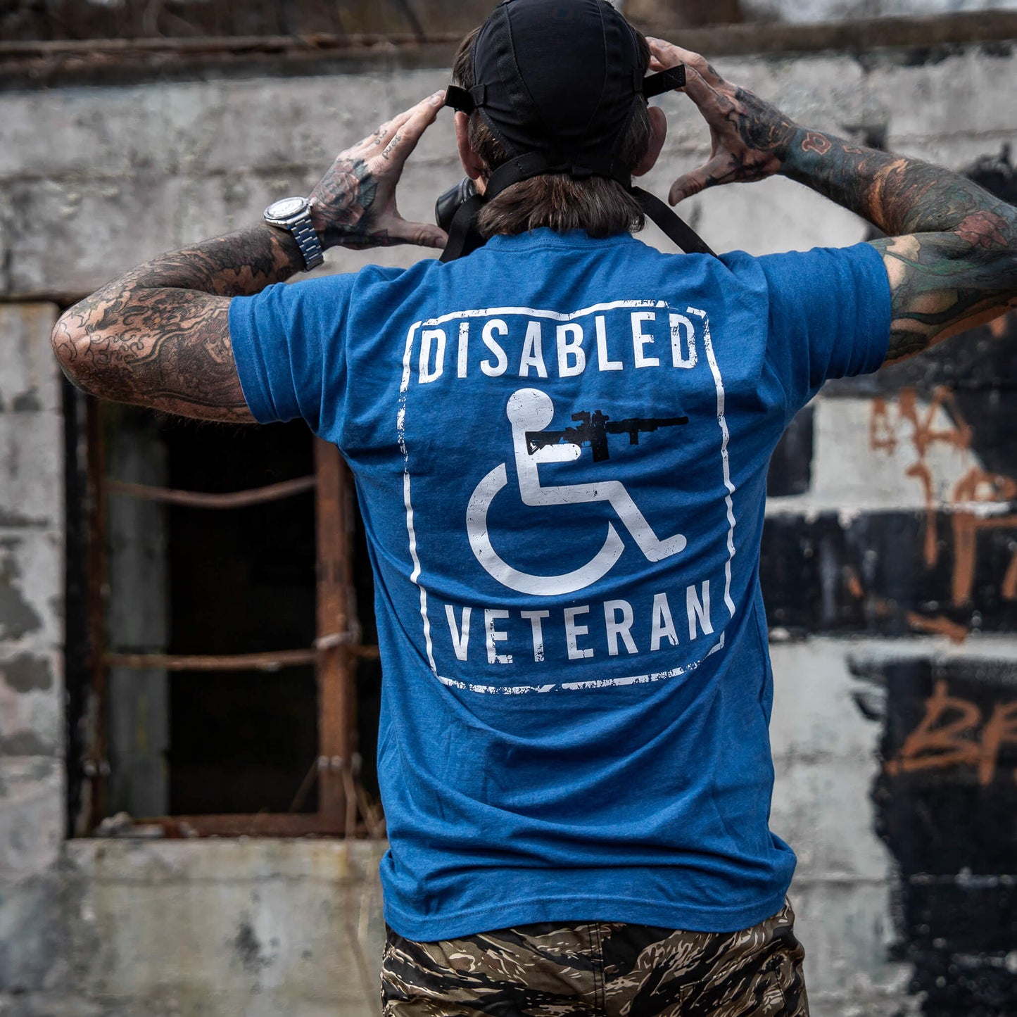 Disabled Veteran Handicap Men's T-Shirt