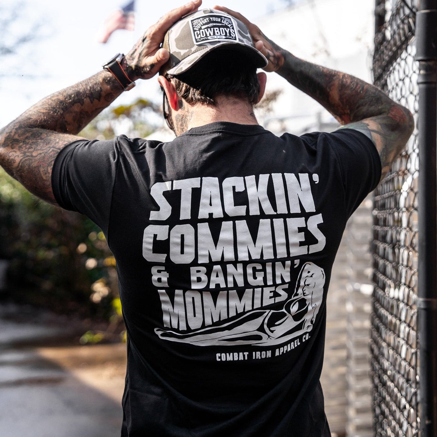 Stackin' Commies & Bangin' Mommies Men's T-Shirt