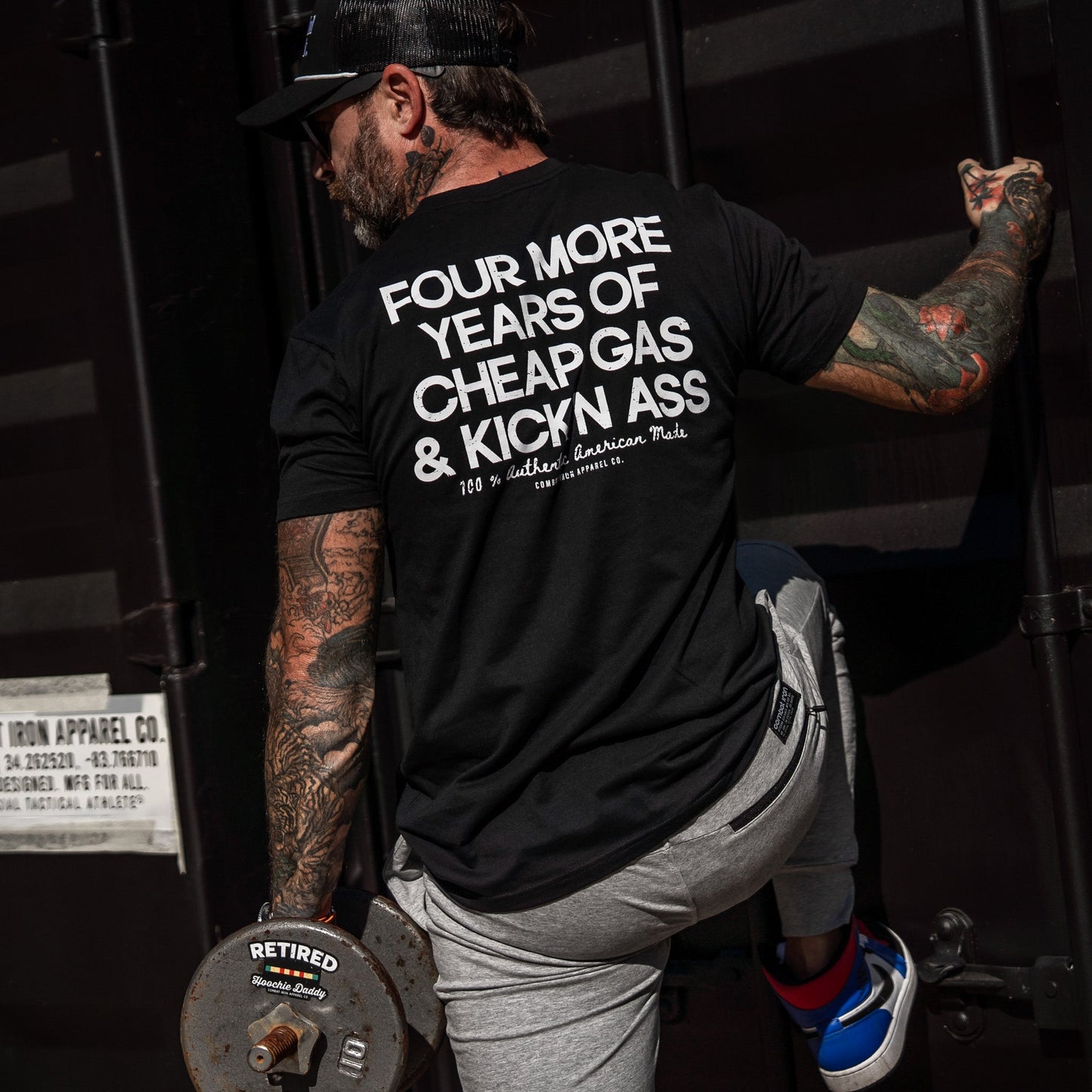 Four More Years Of Cheap Gas & Kicking Ass President Trump Men's T-Shirt