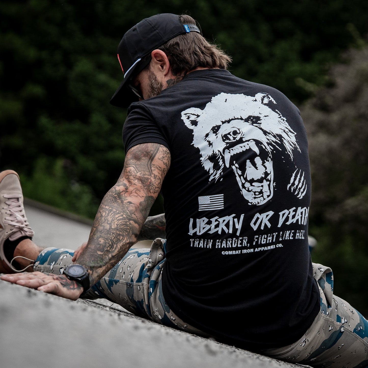 Liberty Or Death Fight Like Hell Men's T-Shirt