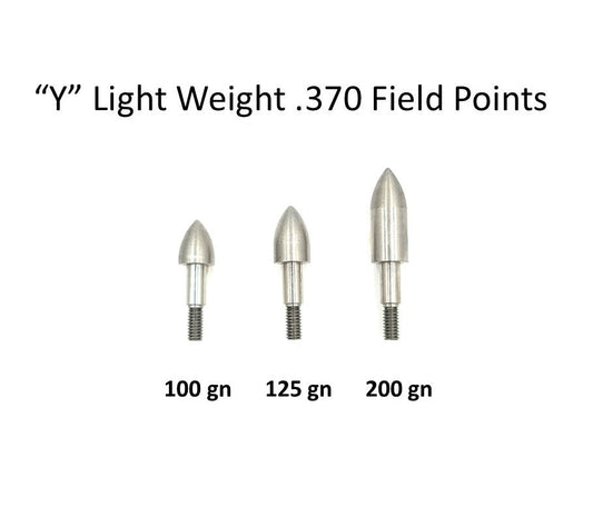 Screw-in Field Points, "Y" Weight (Light), .370 (3/8)