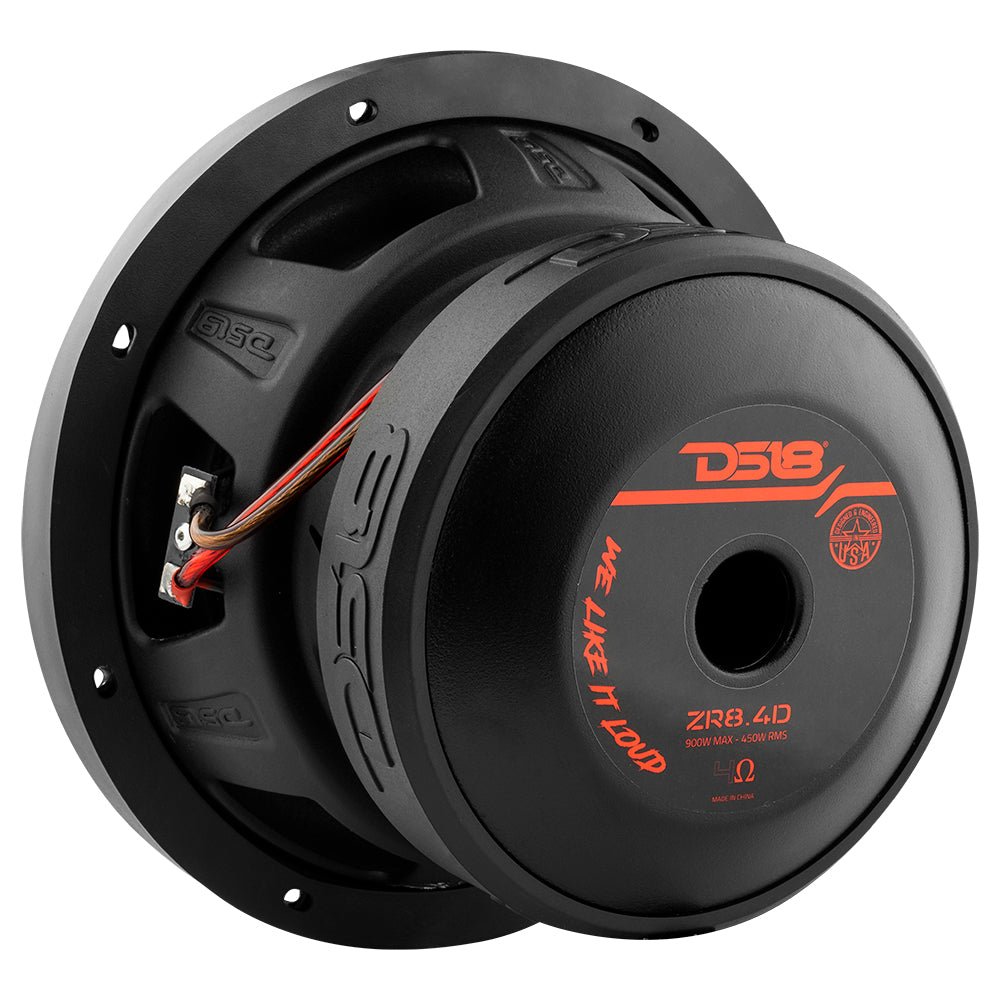 ZR 8" Subwoofer 450 Watts Rms DVC  4-Ohm