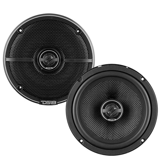 ZXI 6.5" 2-Way Coaxial Speakers with Kevlar Cone | 80W RMS 4-Ohm