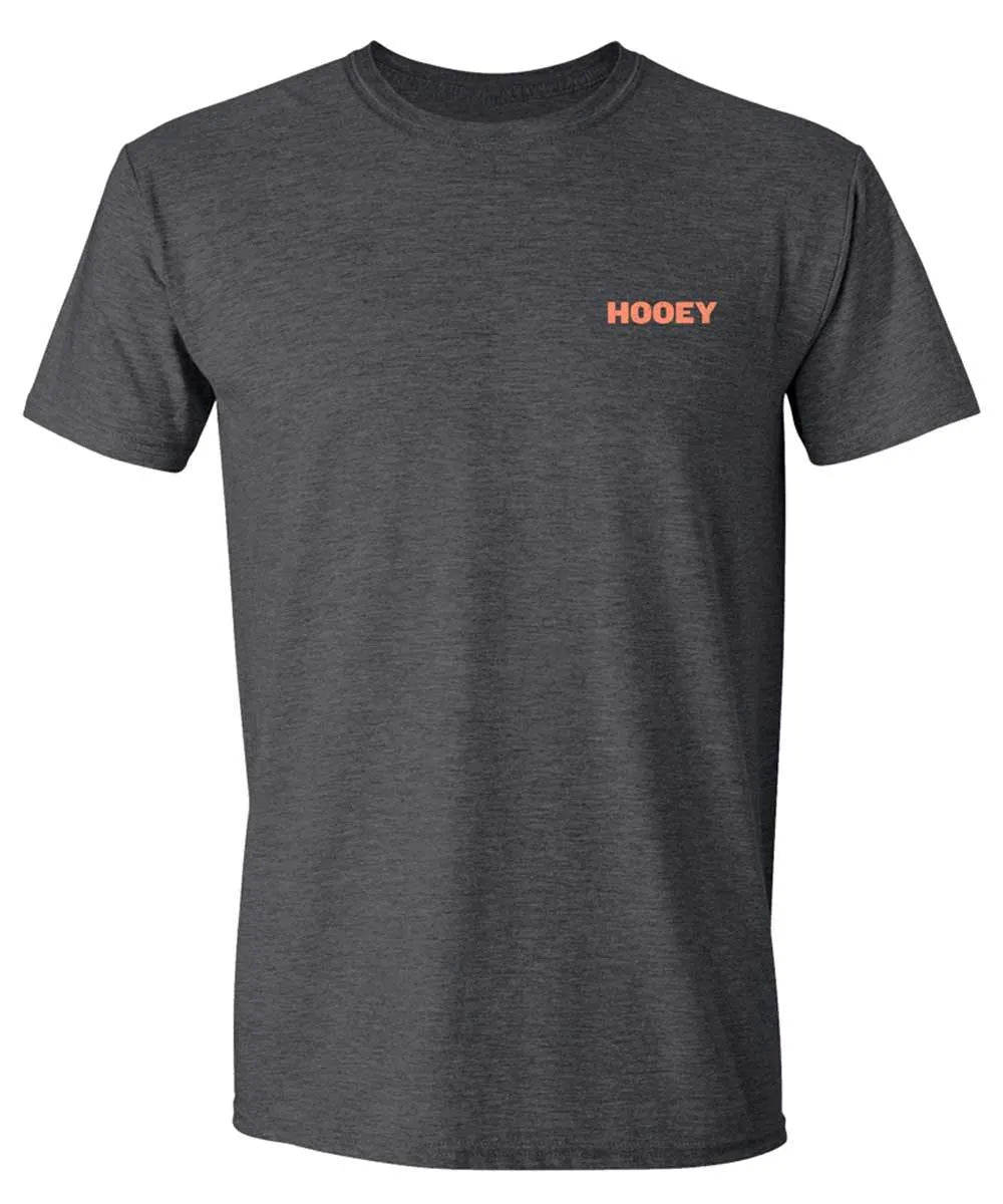 HOOey Inverted Hooey (Charcoal) - Mens T-Shirt