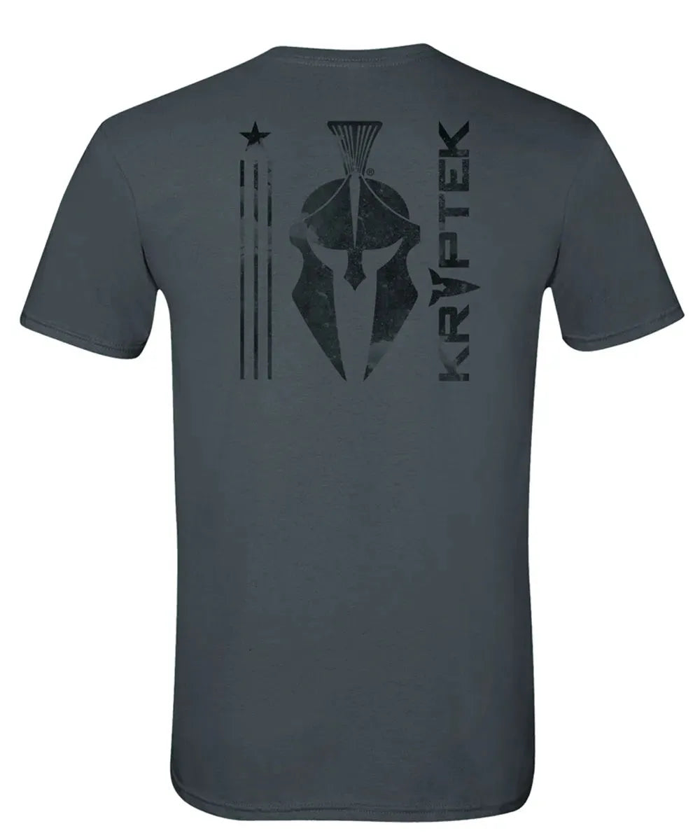 Kryptek Simple Flag Spartan - Mens T-Shirt