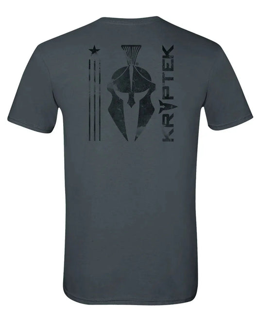 Kryptek Simple Flag Spartan - Mens T-Shirt
