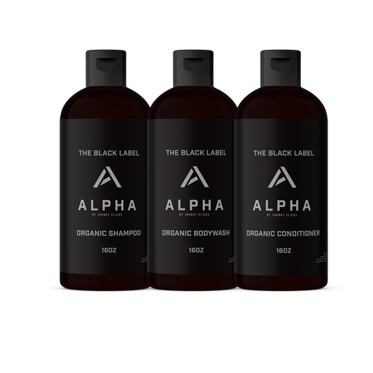 Black Label Shower Set