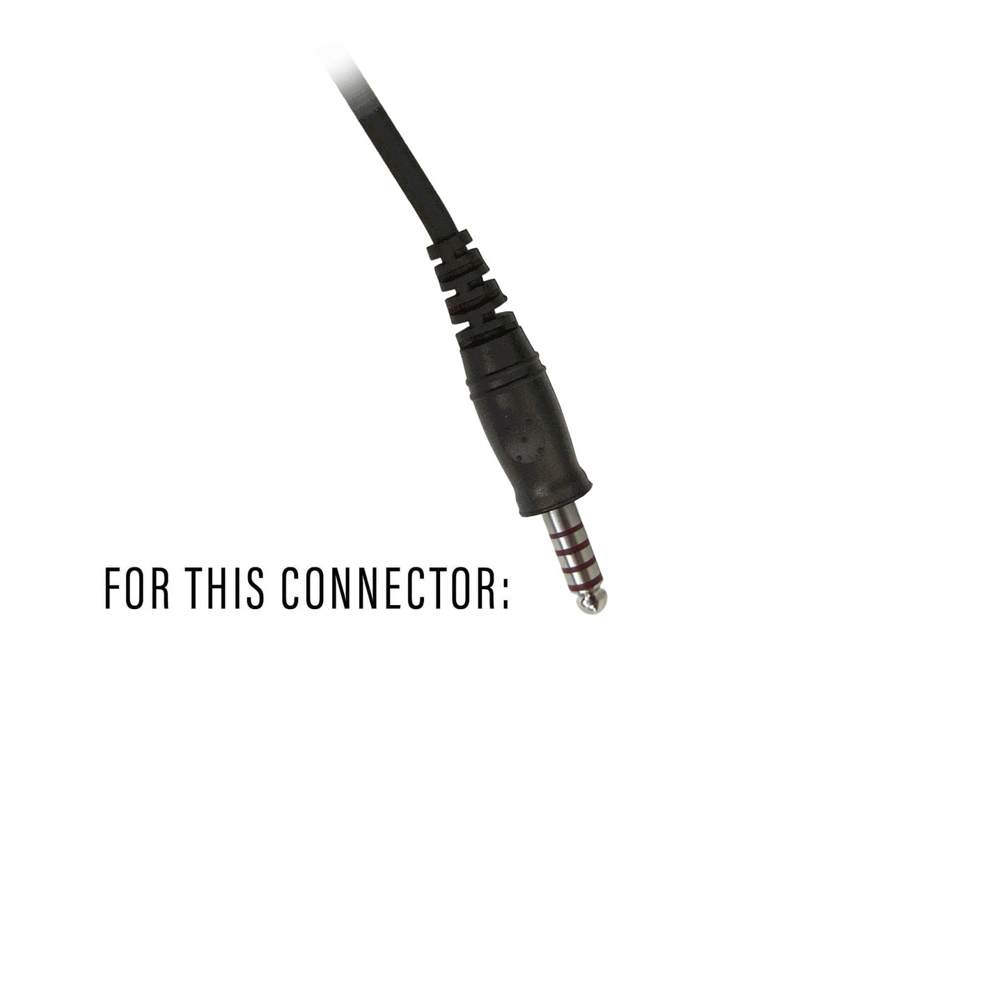 Tactical Radio Amplified PTT(Straight Cable) for 5 Pole TP-105/U384 Headset w/ Single Comm Quick Disconnect(Hirose) for 3M Peltor ComTac, XPI, TEA, Atlantic Signal, Helicopter Comms- No Adapter(Add-On Option)