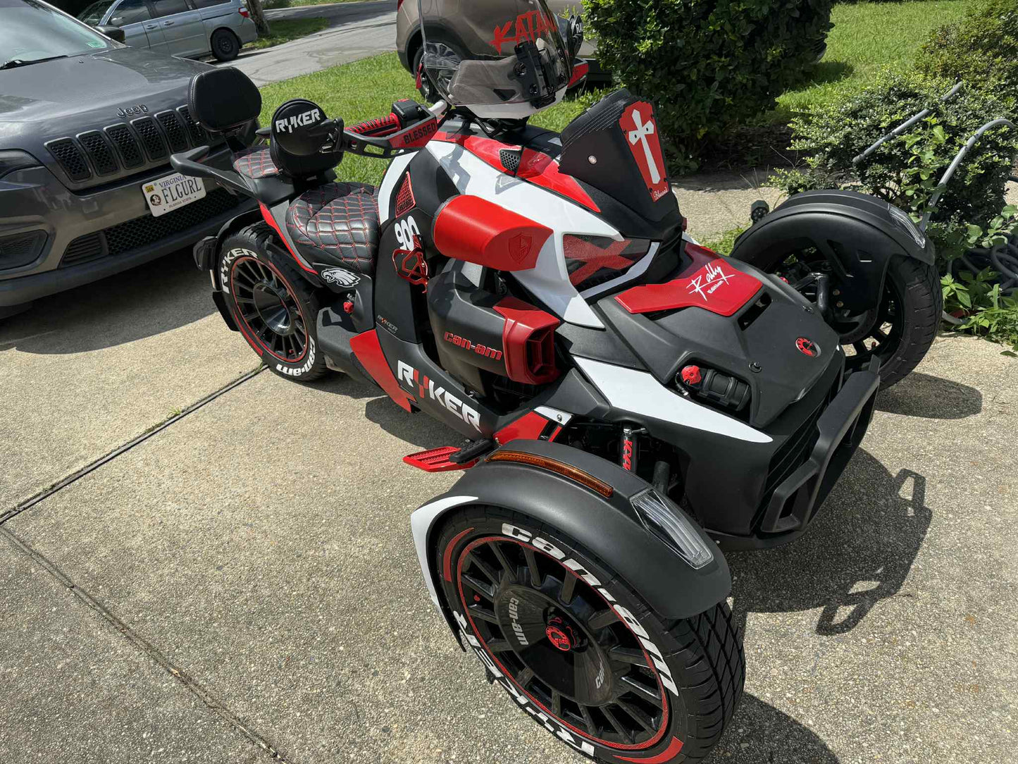 Can-Am Ryker Quadzilla, Double 4" Hood Speaker, 4" Side Pod Speakers with Bluetooth Amp