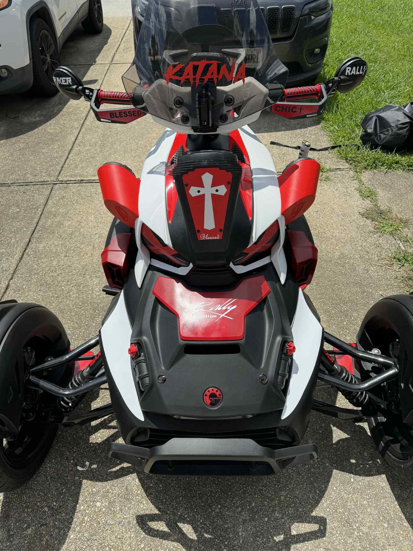 Can-Am Ryker Quadzilla, Double 4" Hood Speaker, 4" Side Pod Speakers with Bluetooth Amp