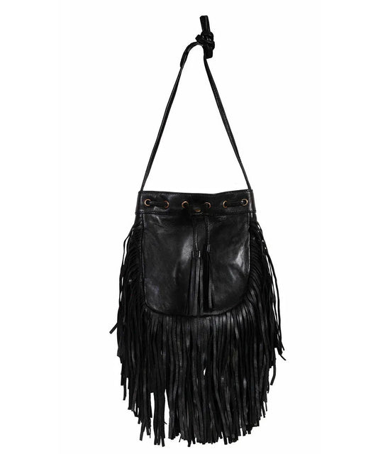 Scully Western Cascade Fringe Bucket Bag - Women's Handbag