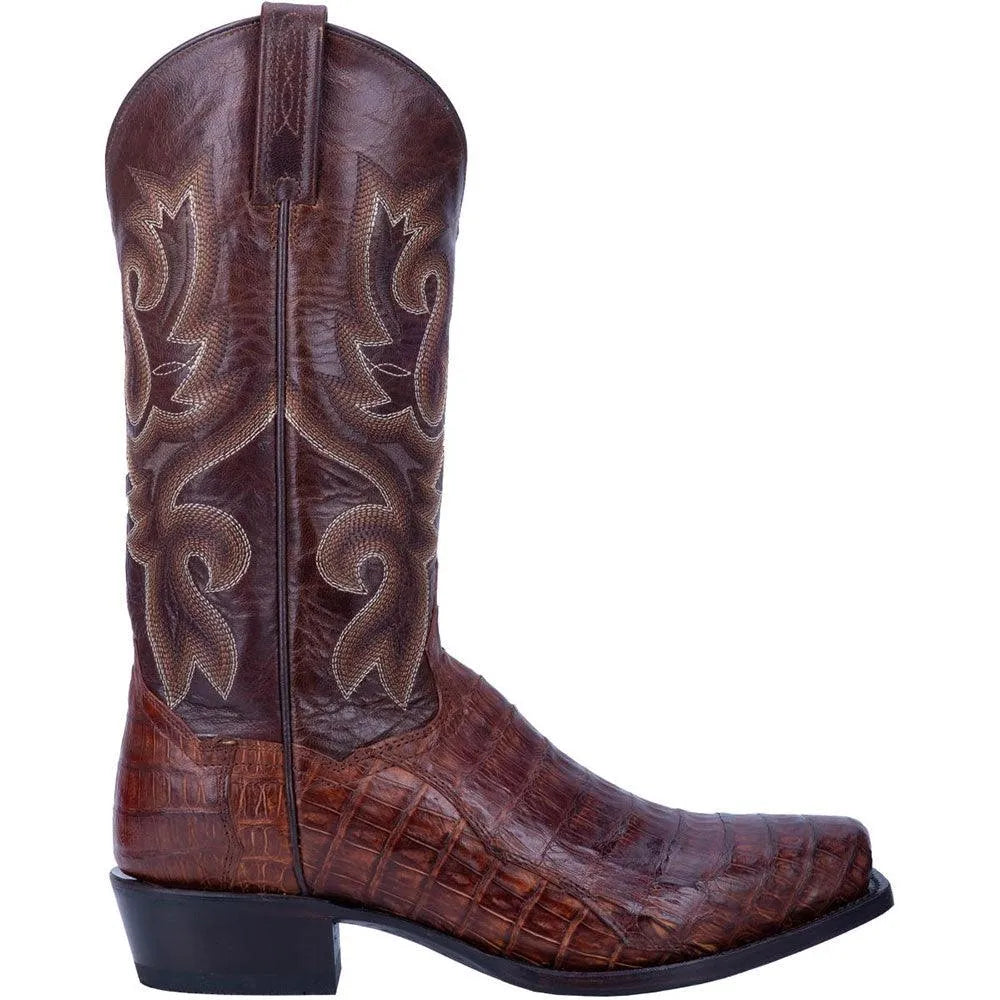 Dan Post Bayou - Mens Caiman Skin Leather Cowboy Boots