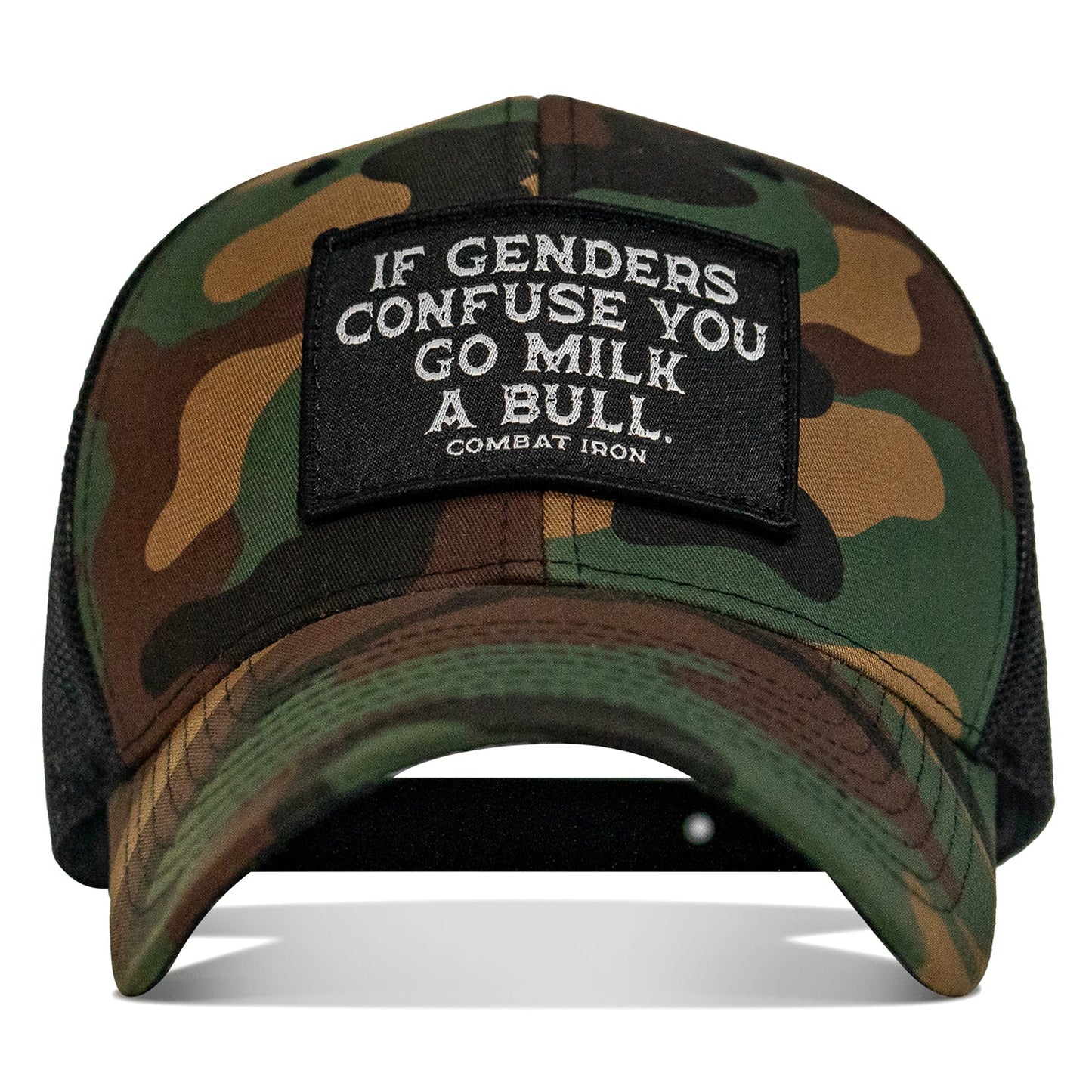 If Genders Confuse You, Go Milk A Bull Patch Snapback Hat