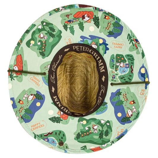 Peter Grimm Peanuts Beagle Scouts - Rye Straw Lifeguard Hat