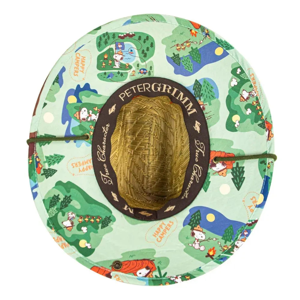 Peter Grimm Peanuts Beagle Scouts Junior - Childrens Lifeguard Straw Hat