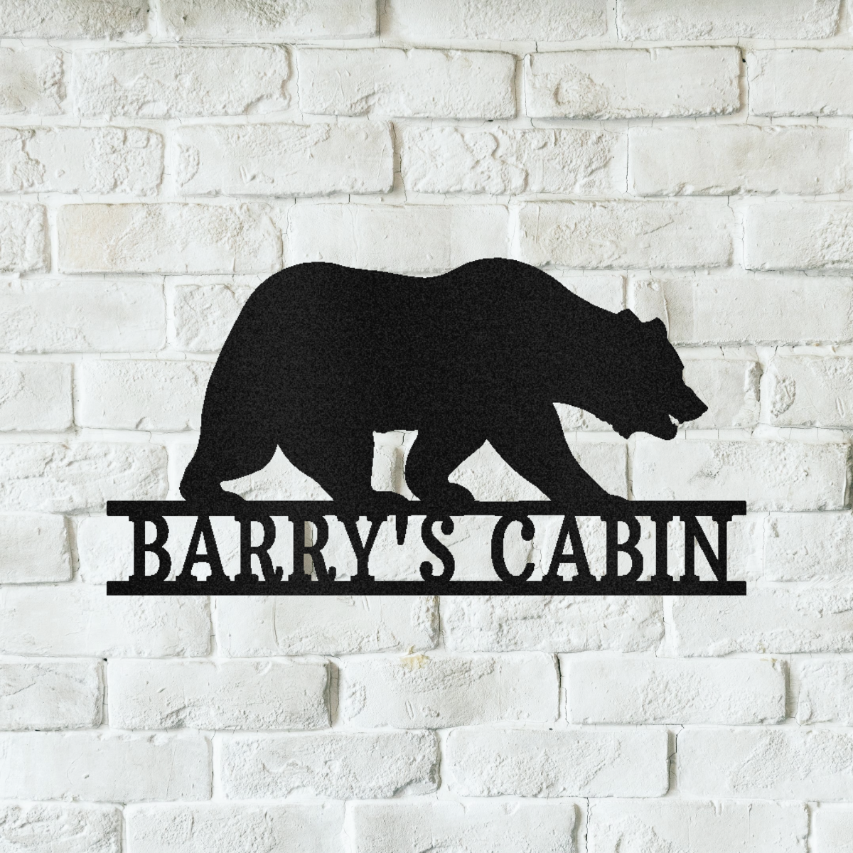 Bear Personalized Gifts - Custom Metal Sign