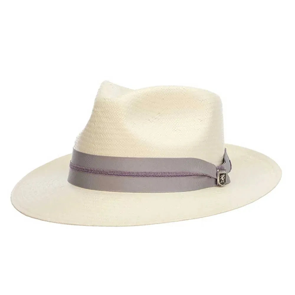 Stacy Adams Bennett - Straw Fedora Hat