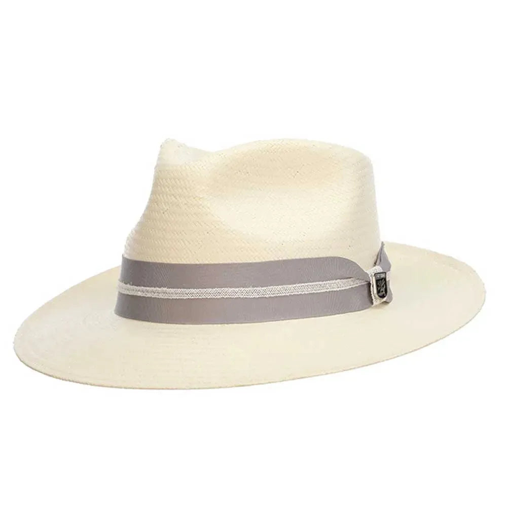 Stacy Adams Bennett - Straw Fedora Hat