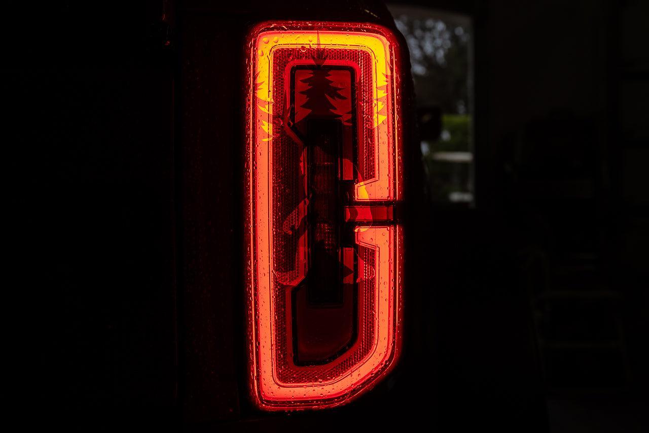 Bigfoot aka Sasquatch in the Woods Tail Light Overlays - 2021+ Bronco