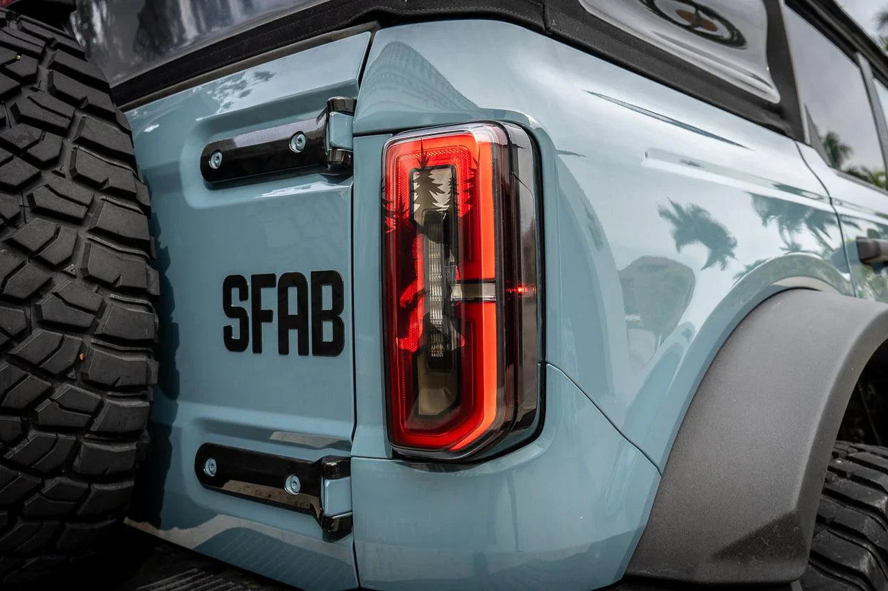 Bigfoot aka Sasquatch in the Woods Tail Light Overlays - 2021+ Bronco