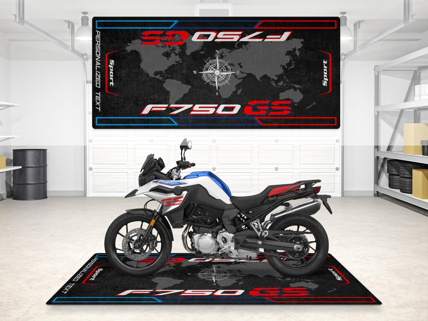 MPM Motorcycle Mat for BMW F750 GS - MM7296