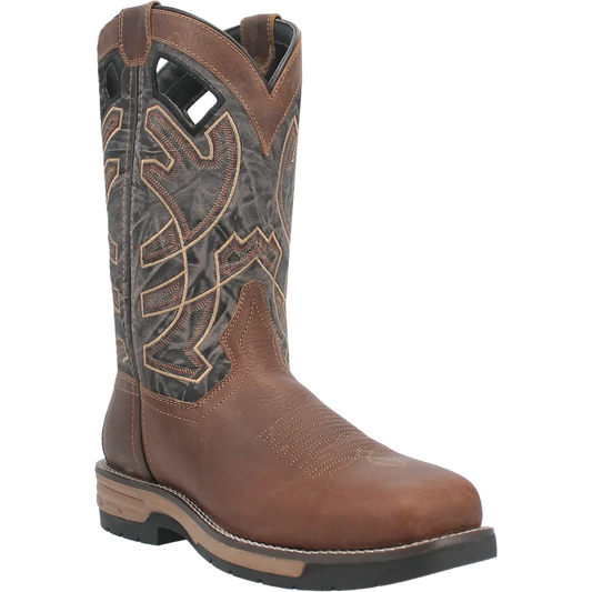 Laredo Sherpa (Broad Square Toe) - Men's Leather Cowboy Work Boot