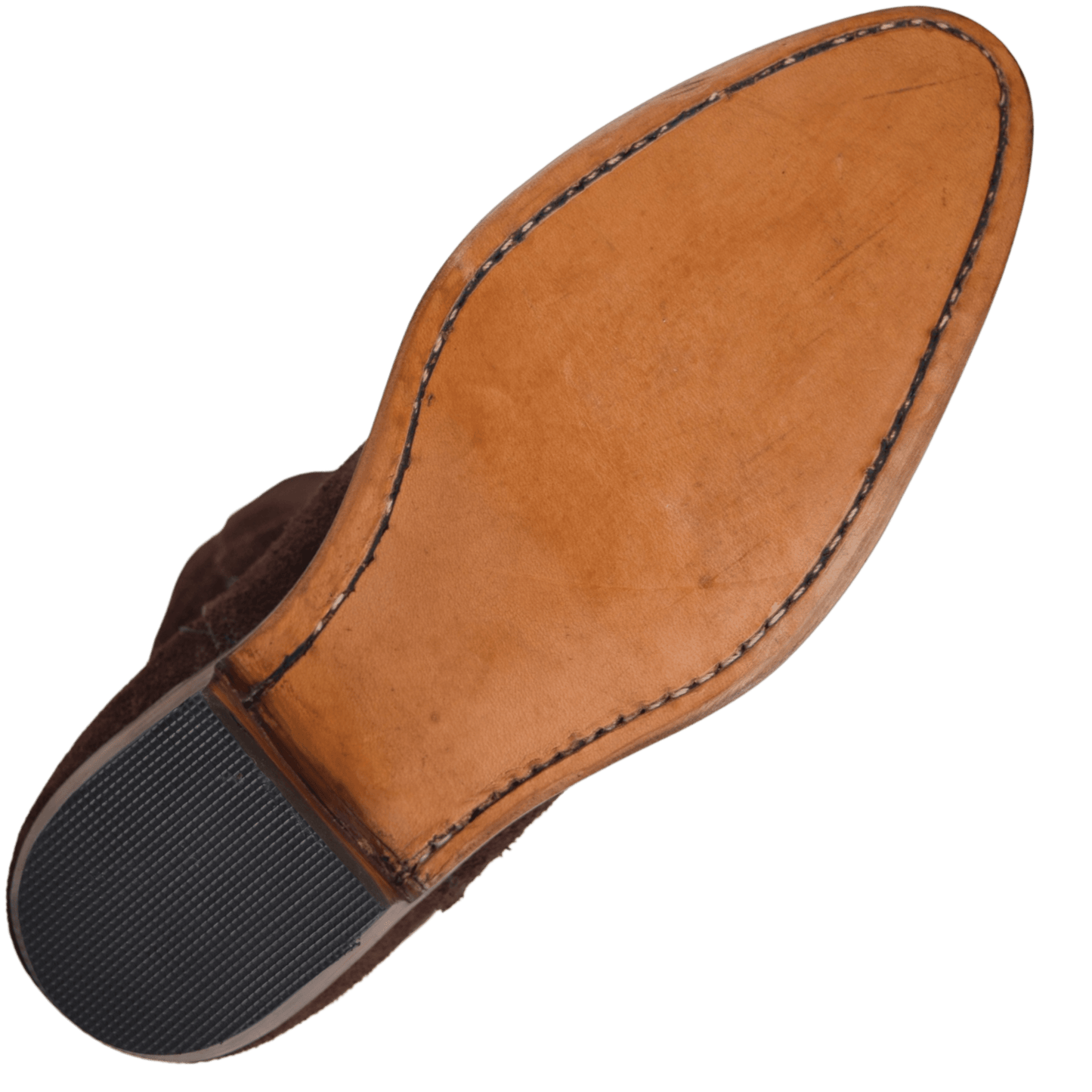 Brown Leather Victorian Ankle Boots