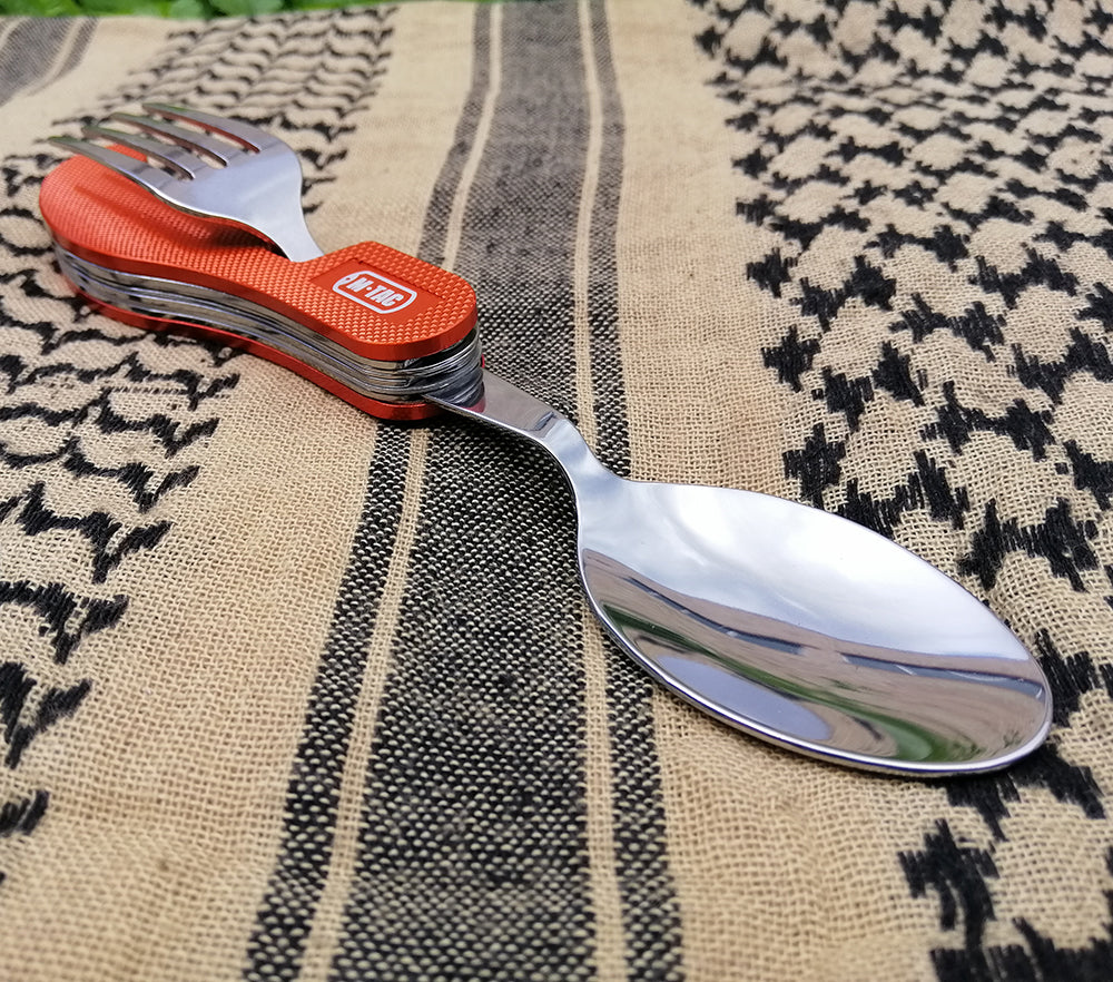 M-Tac Folding Two-Piece Cutlery Set