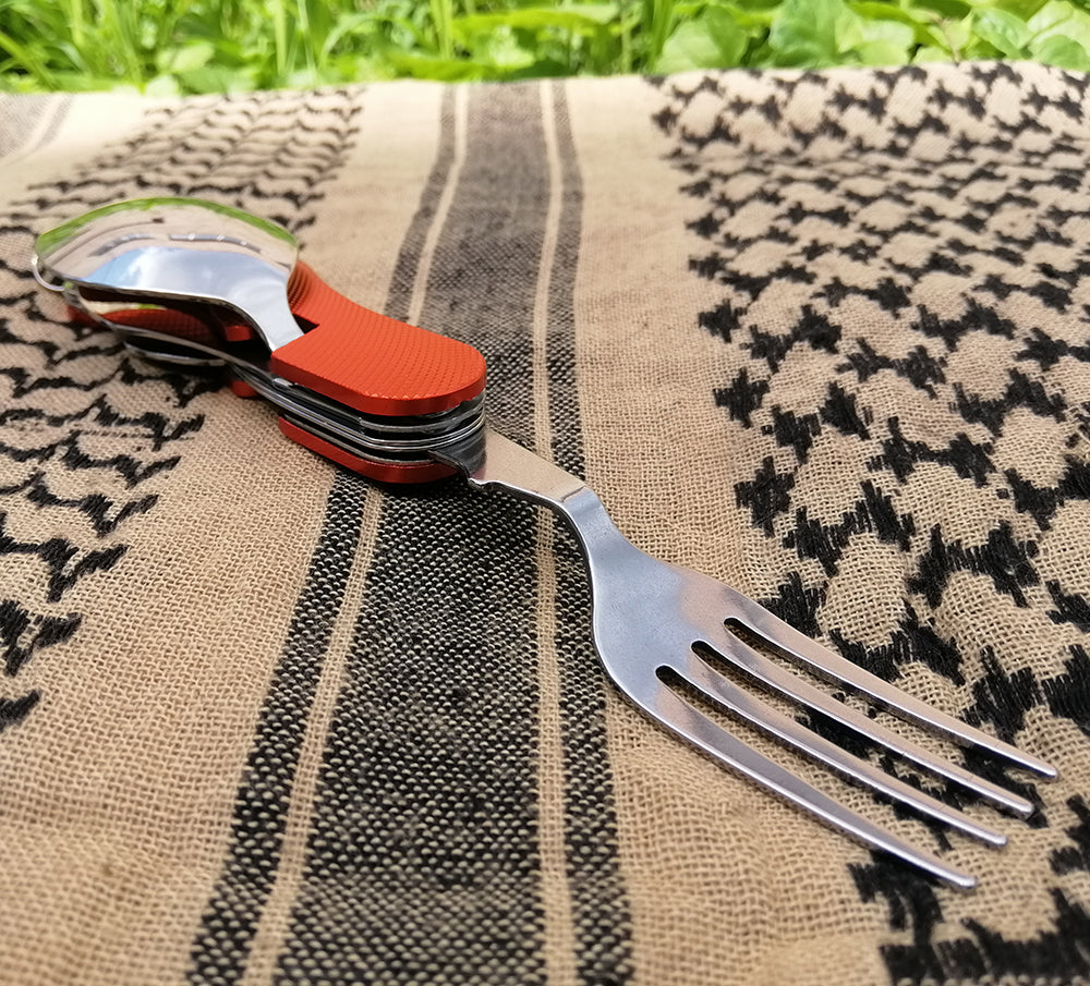 M-Tac Folding Two-Piece Cutlery Set