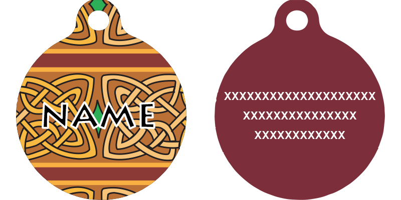 Celtic HD Dog ID Tag