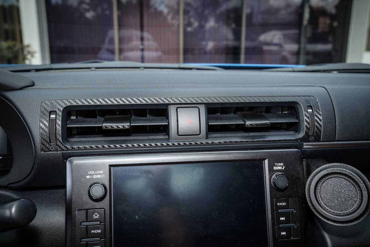 Center AC Vent Trim 3D Carbon Overlays - 2022+ BRZ / GR86