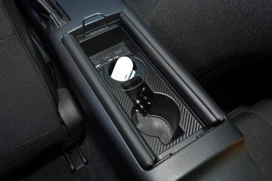Center Cupholder 3D Carbon Overlays - 2022+ BRZ / GR86 MT Only