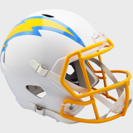 Los Angeles Chargers Full Size Speed Replica Football Helmet - NFL