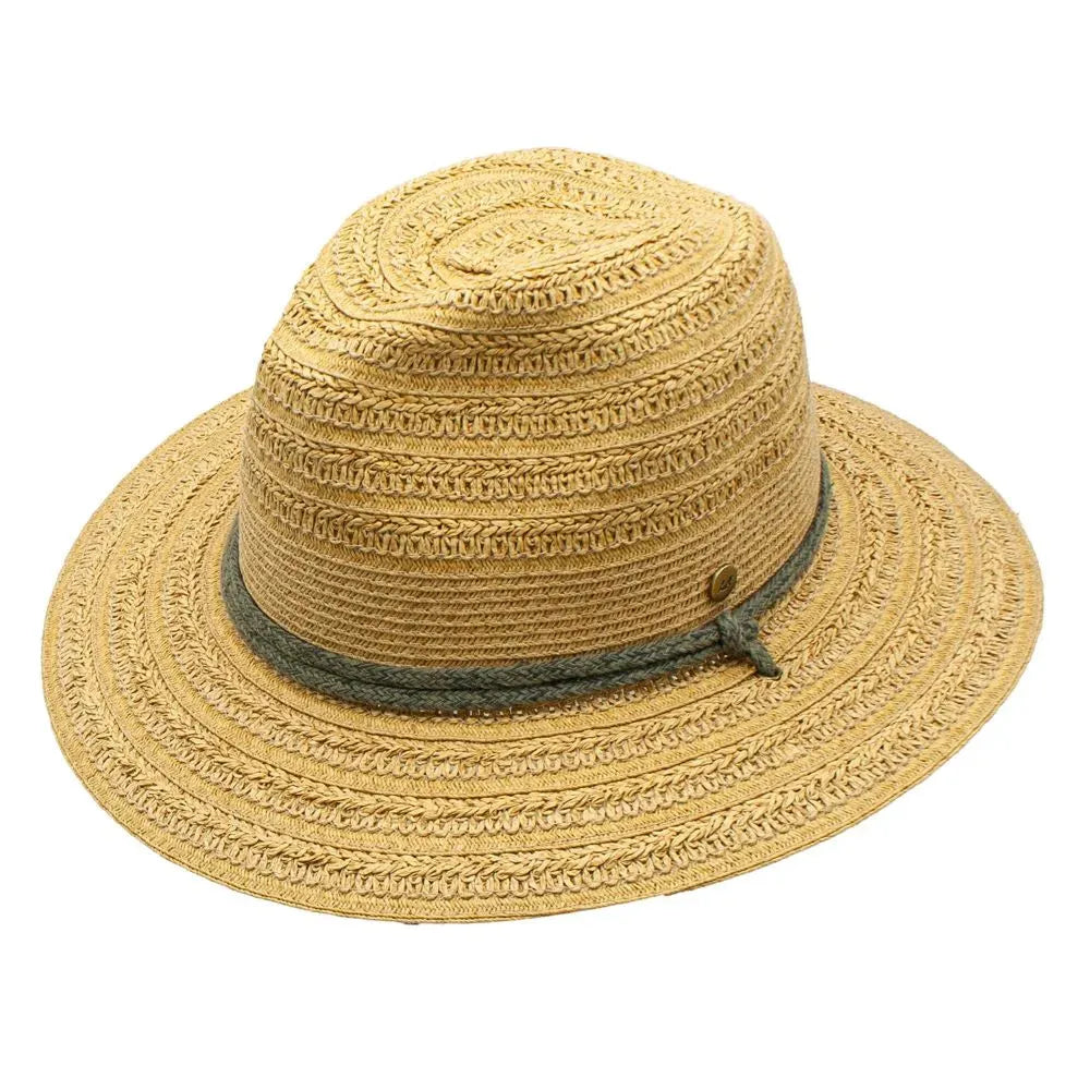 Peter Grimm Charles - Straw Fedora Hat